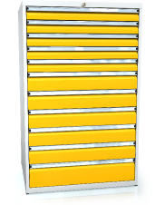 Schubladenschränke 1373 x 860 x 750 - 11x Schubladen